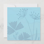 Clean Baby Shower Invitation – Customizable  セーブザデート (裏面)