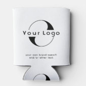 Clean + Black文字Company Business Can Coのロゴ 缶クーラー (裏面)