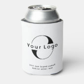 Clean + Black文字Company Business Can Coのロゴ 缶クーラー (缶裏面)