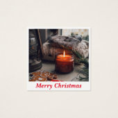 Clean Candle写真気に製品サンキューカード (正面)