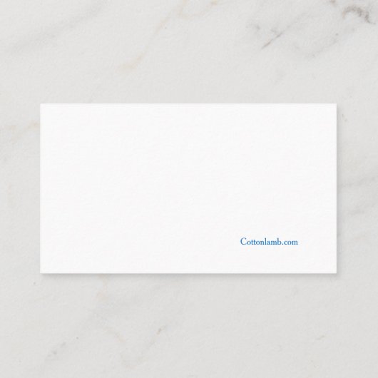 Clean Cleaning Servicesすごい名刺 名刺 (裏面)