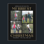 Clean Collage無地の Christmasはがき シーズンポストカード<br><div class="desc">こ祝ことベリモダンーベリスタイリッシュースウィートからのカードでシーズン。文房具や贈り物はスタイリッシュberryberrysweet.comをご覧くパーソナライズされたださい！</div>