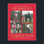 Clean Collage無地の Christmasはがき シーズンポストカード<br><div class="desc">こ祝ことベリモダンーベリスタイリッシュースウィートからのカードでシーズン。文房具や贈り物はスタイリッシュberryberrysweet.comをご覧くパーソナライズされたださい！</div>