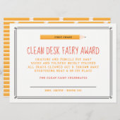 Clean Desk Feary Award 招待状 (正面/裏面)
