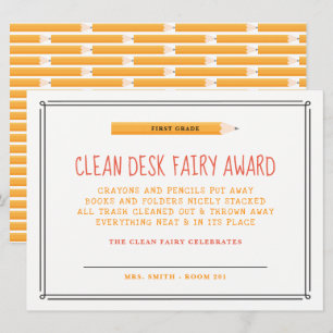Clean Desk Feary Award 招待状