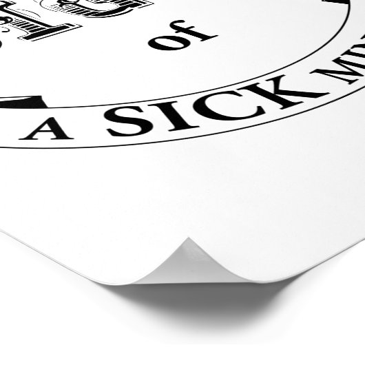 Clean Desk Funny Quotes Poster ポスター (角)