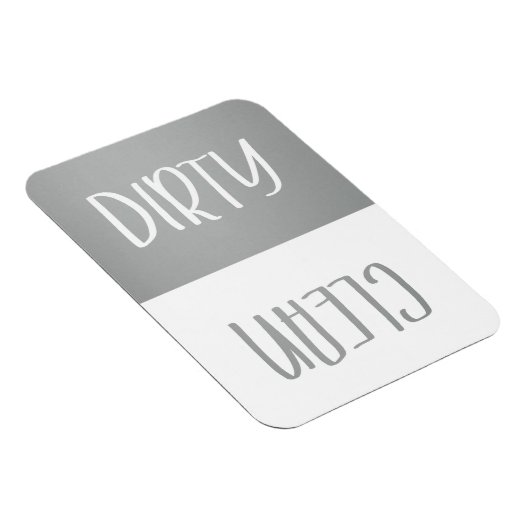 Clean | Dirty Dishwasher Magnet Sign マグネット (右側)
