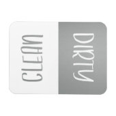 Clean | Dirty Dishwasher Magnet Sign マグネット (横)