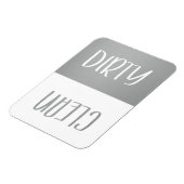 Clean | Dirty Dishwasher Magnet Sign マグネット (左側)