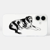 Clean Edge Loyalty – ベクター犬ケース Case-Mate iPhoneケース (裏面 (横))