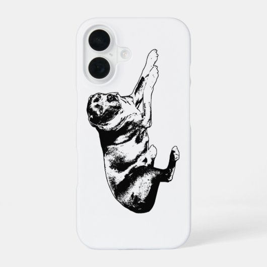 Clean Edge Loyalty – ベクター犬ケース iPhone 16ケース (裏面)