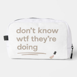 Clean Girl Chaos – Skincare Delulu Vibes Quote ドップキット