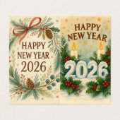 clean happy new year 2026 business card 名刺 (外部フラット)