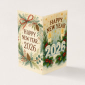 clean happy new year 2026 business card 名刺 (外部)