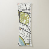 CLEAN HARVARD UNIVERSITYマサチューセッツ州概要地図 ボディピロー (正面縦)