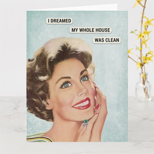 Clean House Dream カード (黄色い花)