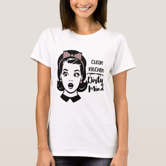 Clean Kitchen / Dirty Mind Graphic Tシャツ (正面)