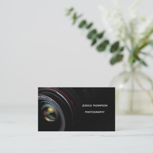 Clean Layout Horizontal Freelance Wedding Videogra 名刺 (スタンド正面)