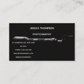 Clean Layout Horizontal Freelance Wedding Videogra 名刺 (裏面)