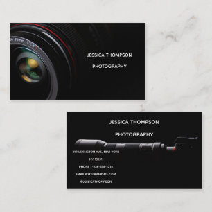 Clean Layout Horizontal Freelance Wedding Videogra 名刺