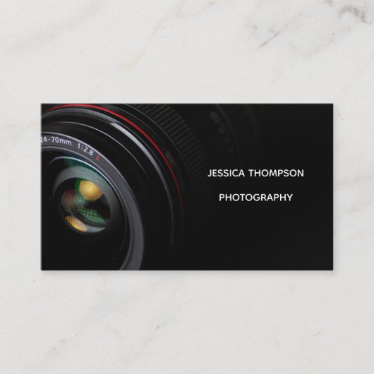 Clean Layout Horizontal Freelance Wedding Videogra 名刺 (正面)