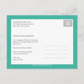 Clean Look日付カードの保存 案内ポストカード (裏面)