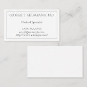 Clean Medical Specialist名刺 名刺 (正面/裏面)