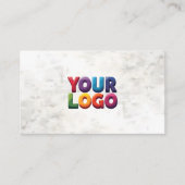 Clean Minimal | Custom Logo | 5-Minute Edit 名刺 (正面)