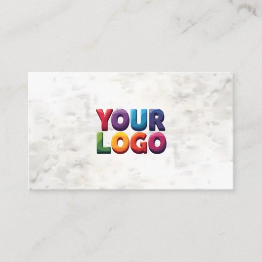 Clean Minimal | Custom Logo | 5-Minute Edit 名刺 (正面)