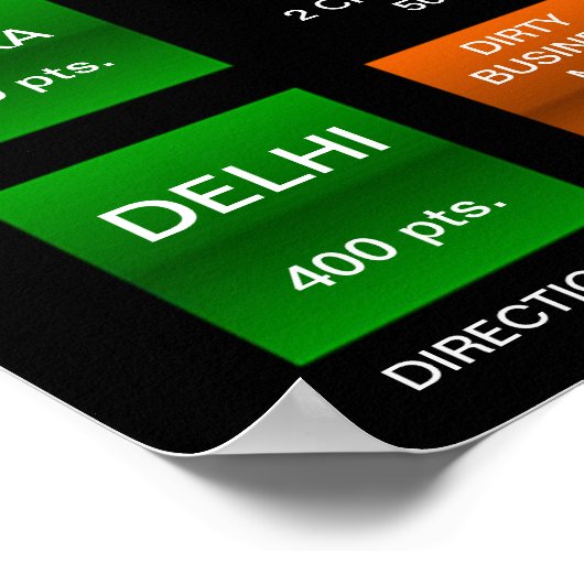 CLEAN NEW WORLD BOARD GAME (WORLD EDITION) ポスター (角)