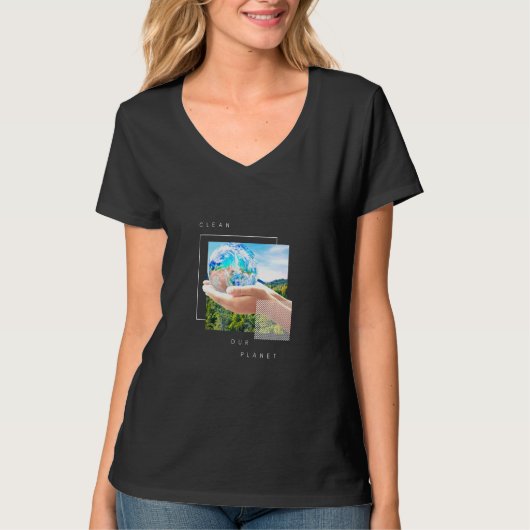 Clean Our Planet Blue Sky Edition Tシャツ (正面)