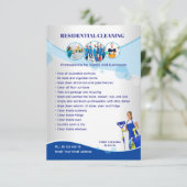 Clean Professional Editable Template  招待状 (スタンド正面)