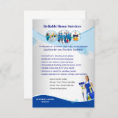 Clean Professional Editable Template  招待状 (正面/裏面)