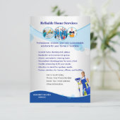 Clean Professional Editable Template  招待状 (スタンド正面)