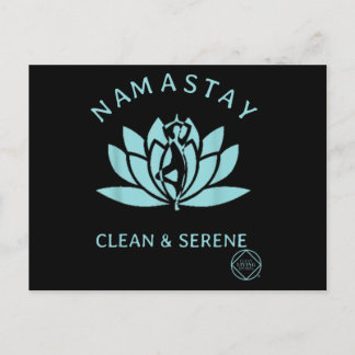 Clean & Serene Yoga Narcotics Anonymous ポストカード