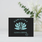 Clean & Serene Yoga Narcotics Anonymous ポストカード (スタンド正面)