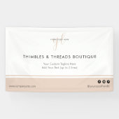 Clean & Simple Business Logo Event Marketing  横断幕 (横)