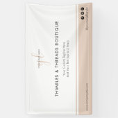 Clean & Simple Business Logo Event Marketing  横断幕 (縦)