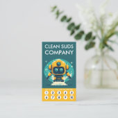 Clean Suds Wash Loyalty Punch Card ロイヤリティカード (スタンド正面)