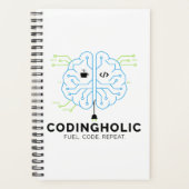 Clean Tech Brain Coding Productivity Planner プランナー手帳 (正面)