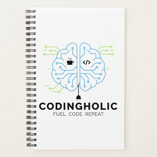 Clean Tech Brain Coding Productivity Planner プランナー手帳 (正面)
