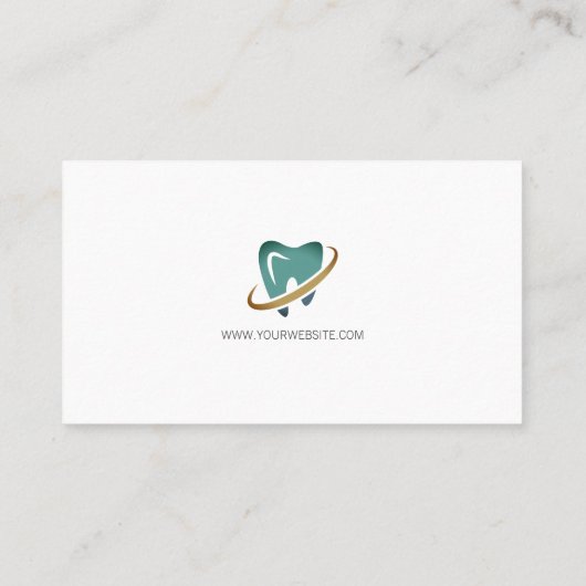 Clean Toothアイコン | 歯科業 名刺 (裏面)