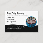 Clean Water Filtration Purification Systems 名刺 (正面)