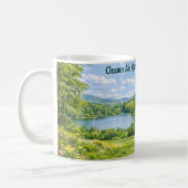 Cleaner Air Eco Awareness Mug  コーヒーマグカップ (左)