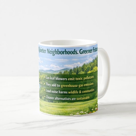 Cleaner Air Eco Awareness Mug  コーヒーマグカップ