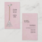 Cleaner Cleaning Serviceビジネスプロファイルカード 名刺 (正面/裏面)