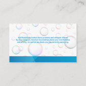 Cleaner with Squeegee | Soap Bubbles 名刺 (裏面)