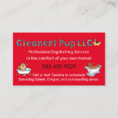 Cleanest Pup LLC名刺 名刺 (正面)