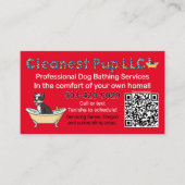 Cleanest Pup LLC名刺 名刺 (正面)