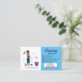 Cleaning_Bubble Business Card コーリングカード (スタンド正面)